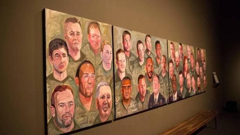 Anteprima: Il lungo silenzio di Bush su Trump: a parlare sono i suoi dipinti con protagonisti vetera…