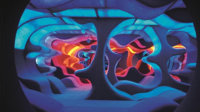 Fantasy Landscape, presentata a Visiona II, alla Fiera del mobile di Colonia nel 1970: un paesaggio da attraversare&nbsp;fra colore e forma (foto&nbsp;Verner Panton Design AG)
