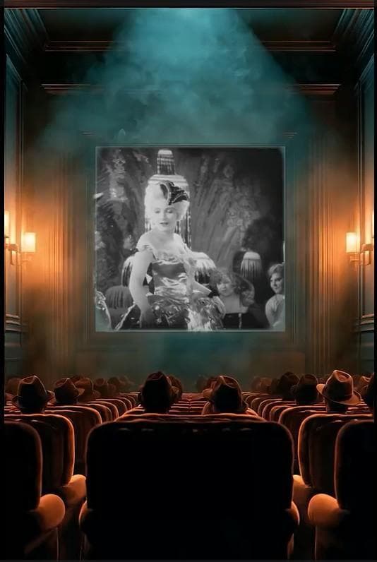 Un frame della recensione de "L'angelo azzurro"