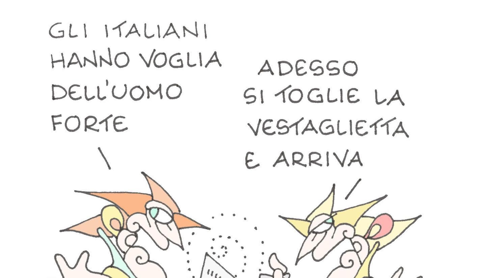 Vannacci secondo Ellekappa