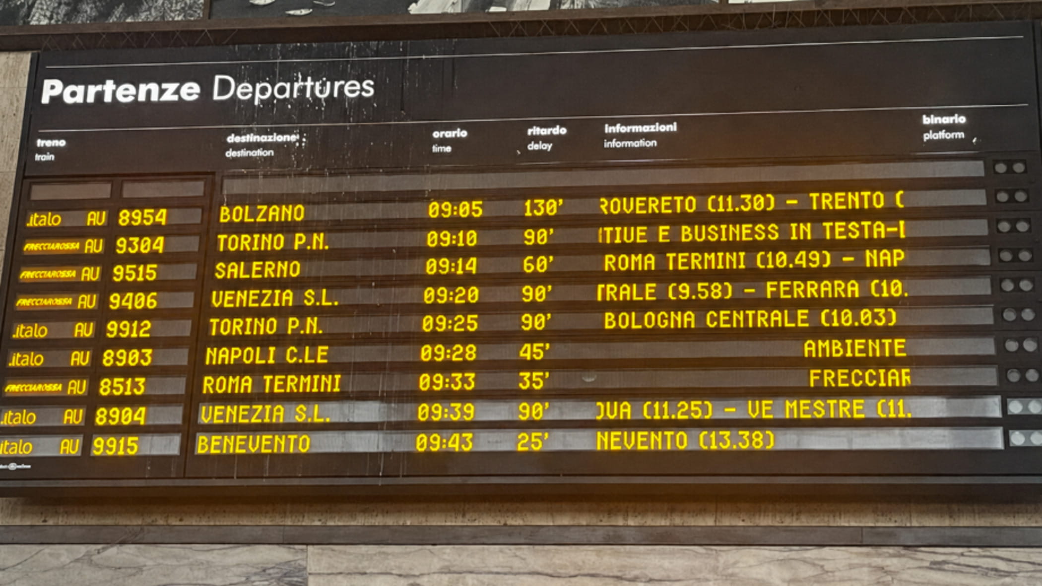 Fs multata per il chiodo che bloccò Roma Termini: 1,75 milioni per “grave negligenza”