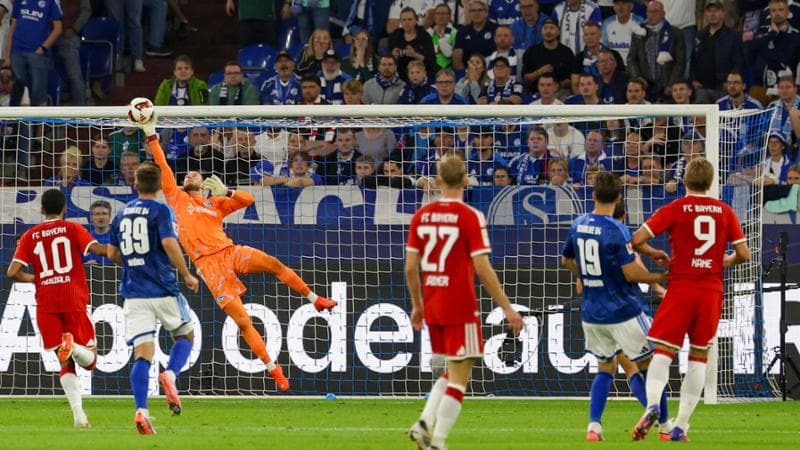 Loris Karius, grande protagonista nel pari dello Schalke con il Bayern