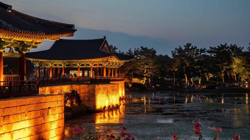 Gyeongiu. Donggung Palace and Wolji Pond (Anapji Pond) ⓒ Korea Tourism Organization - Park Jangyong