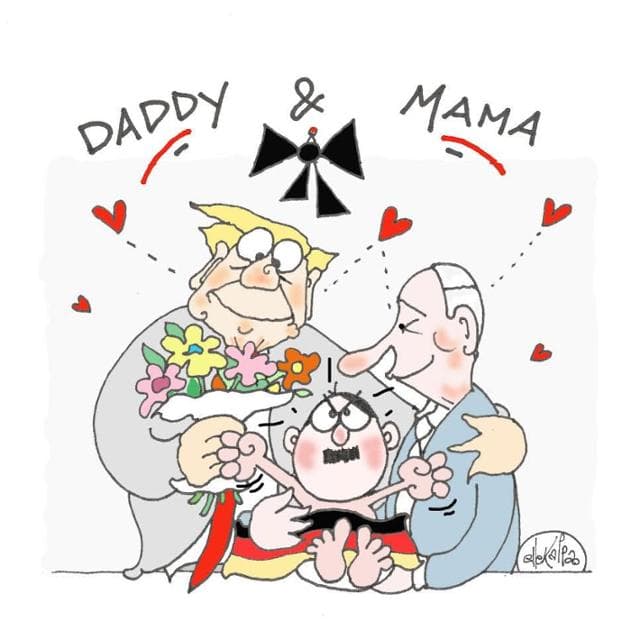 Anteprima: La famiglia “Trumputin”: la vignetta di Ellekappa