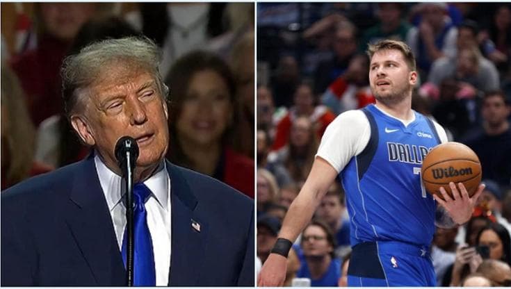 Nba, Trump a Dallas scherza sulla cessione di Luka Doncic ai Lakers: "Peggior scambio di sempre?"