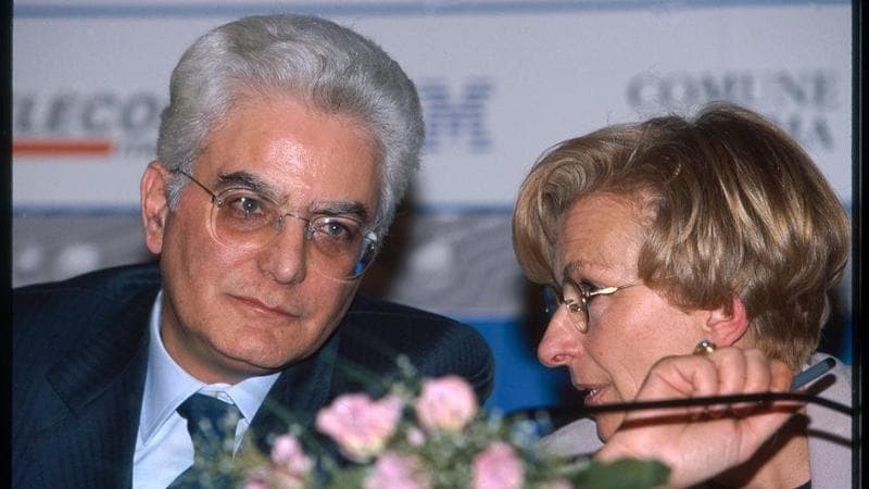 Sergio Mattarella con Emma Bonino