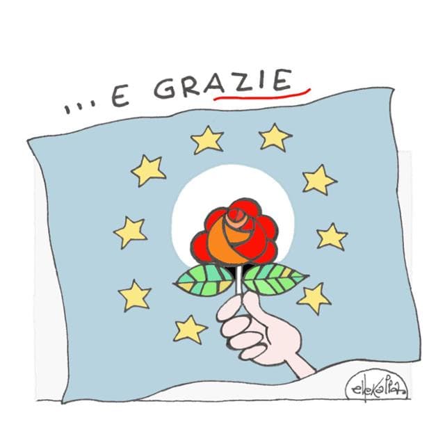 Anteprima: Una rosa per Emma: la vignetta di Ellekappa
