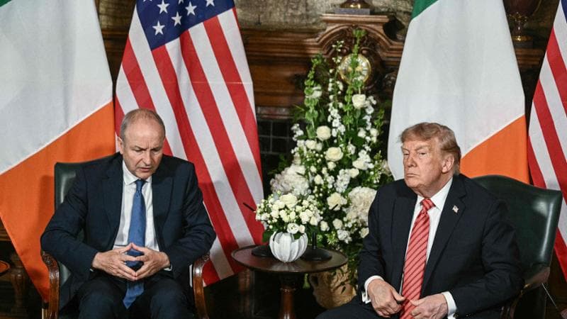 Anteprima: Trump atterra a Dublino e fa scoppiare la polemica. “Vorrei l’Irlanda riunita”