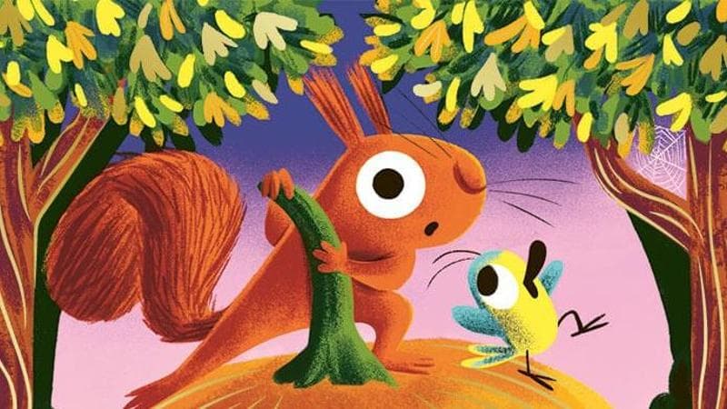 Illustrazione di Nicola Slater per Il ladro di zucche di Alice Hemming