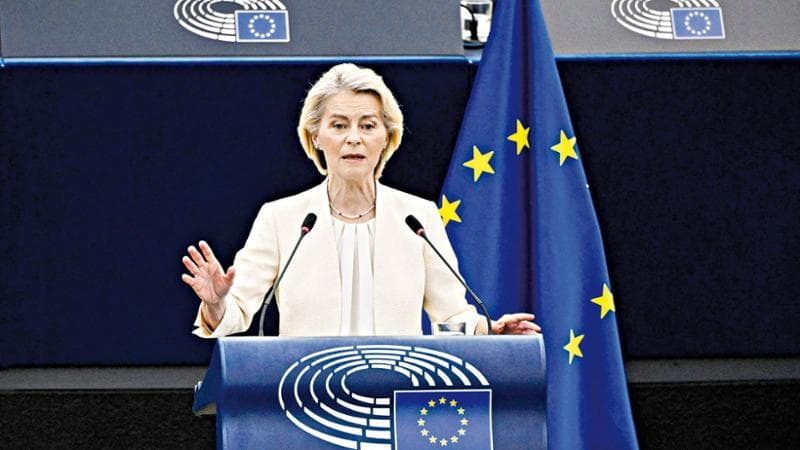 L’allarme di von der Leyen: “Russi e ultranazionalisti vogliono frantumare la Ue”
