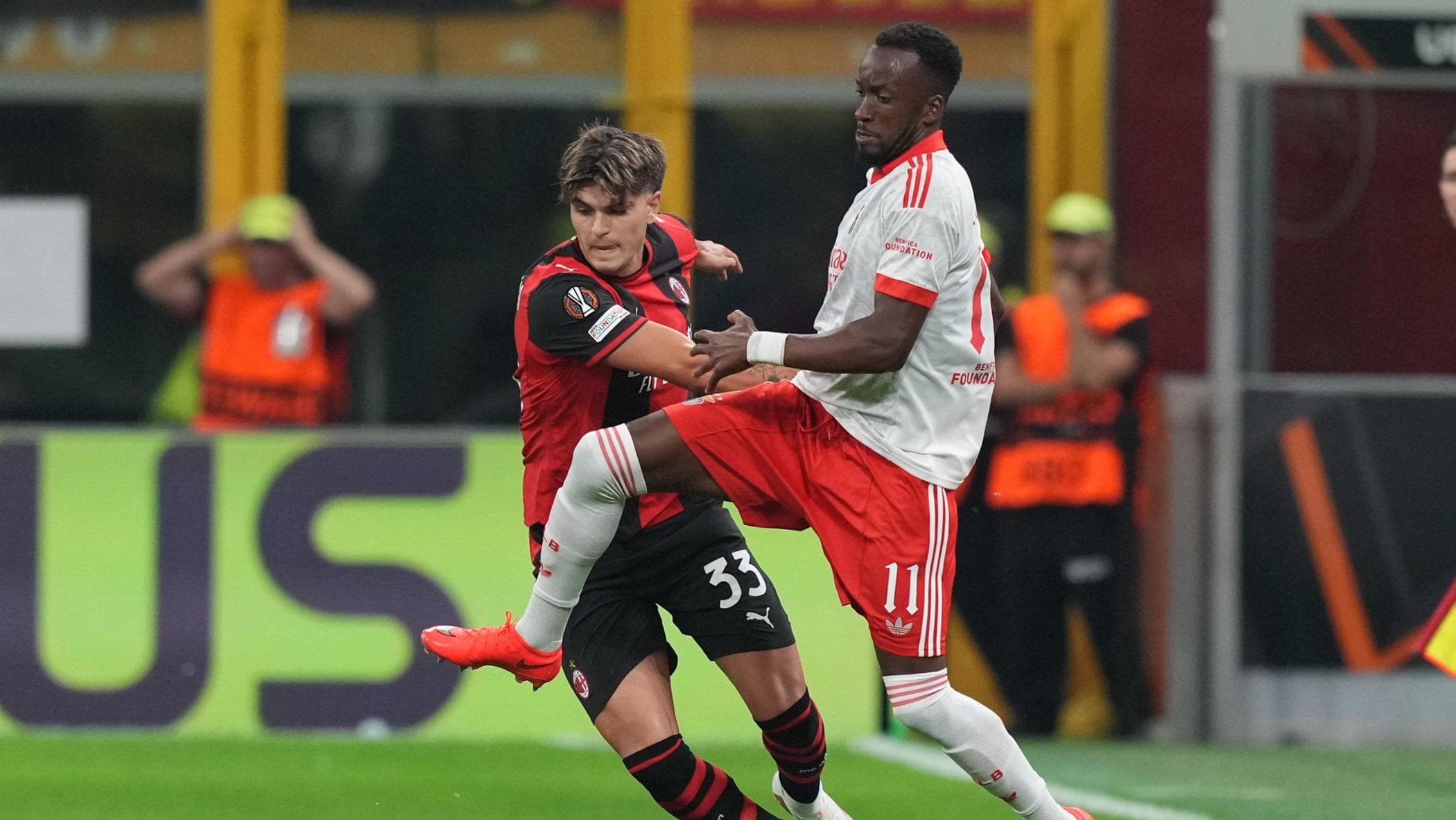 Milan, falsa partenza: il Benfica vince 2-0 a San Siro