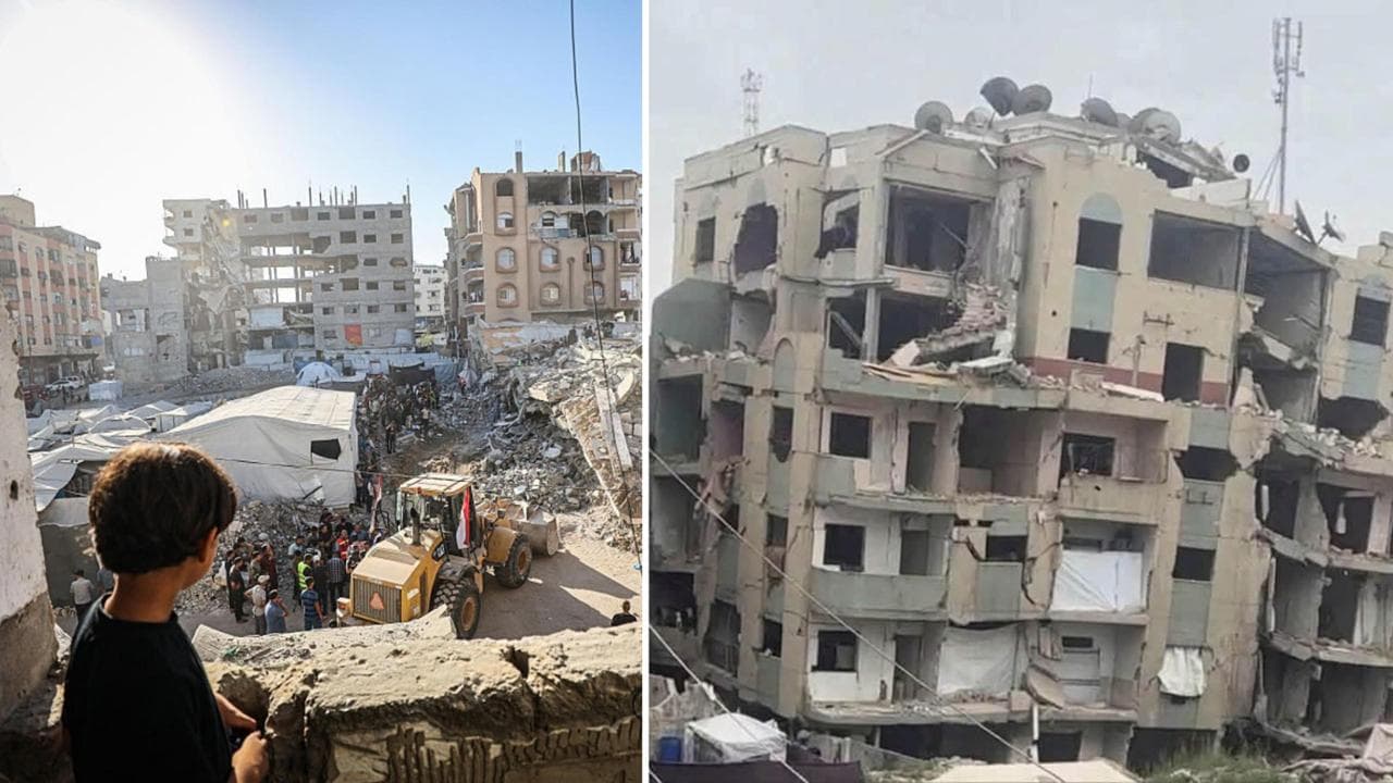 Gaza, crolla il rudere degli sfollati, bombardato due anni fa. “Strage di bambini” | La diretta