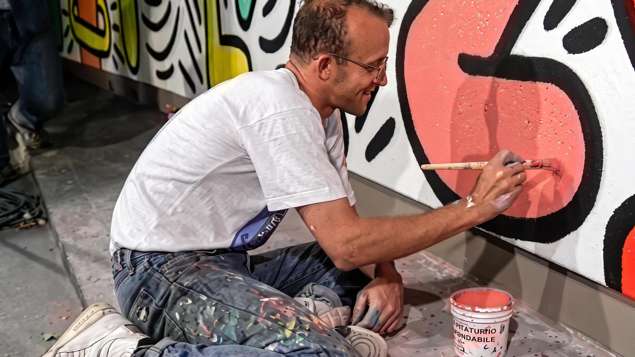 keith haring un addio grande 180 metri quadrati da Repubblica.it keith haring un addio grande 180 metri quadrati