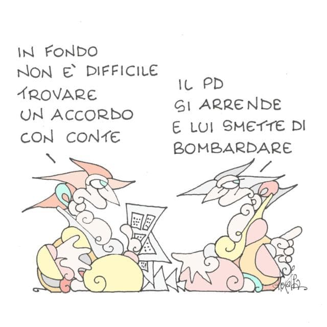 Copertina: La vignetta di Ellekappa