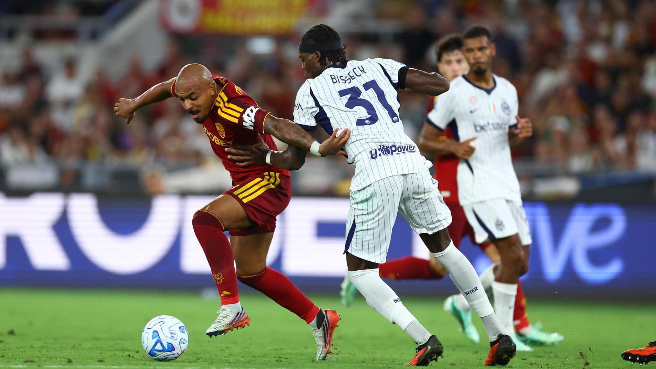 Le pagelle di Roma-Inter: Malen questa volta non incide, Thuram è ovunque