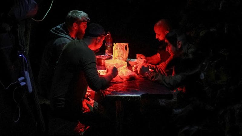 Soldati ucraini al fronte nel Donetsk