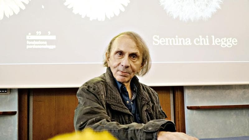 Lo scrittore francese Michel Houellebecq
