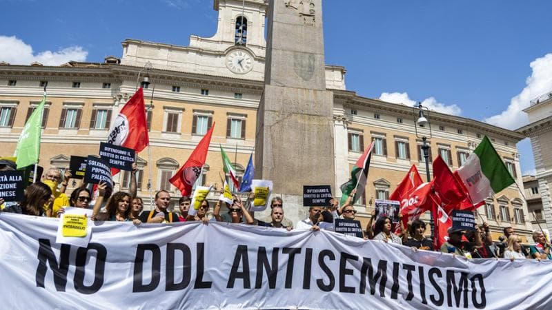 Anteprima: Ddl Antisemitismo, scontro finale. La destra lo blinda, dem divisi