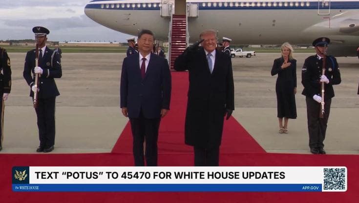 Trump incontra Xi: il passaggio dei caccia lo infastidisce
