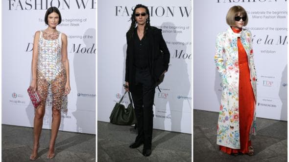Meloni con Bianca Balti, Ghali e Anna Wintour alla cena di gala della Milano fashion week