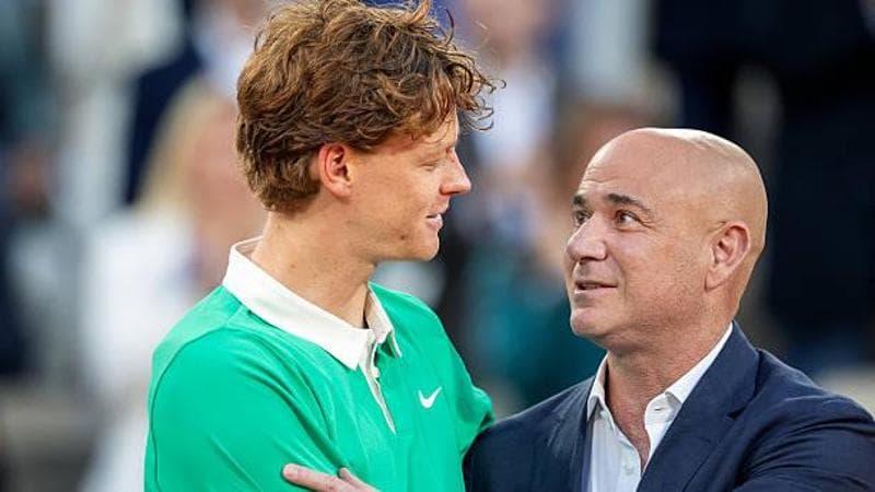 Andre Agassi e Jannik Sinner