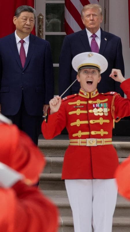 Vertice Usa-Cina, lo show militare nel Giardino delle Rose della Casa Bianca