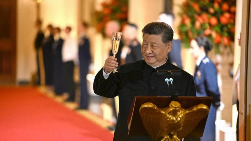 Xi Jinping alla cena di Stato alla Casa Bianca