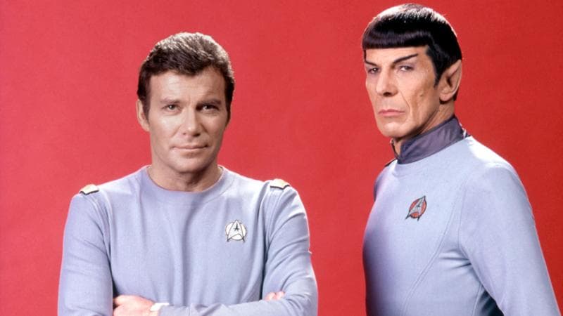 Spock e il capitano Kirk, protagonisti di Star Trek, Corbis via Getty Images