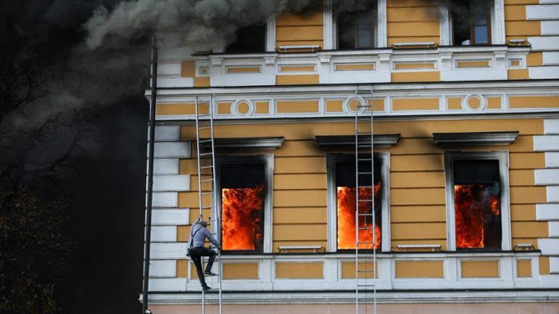 Guerra Ucraina - Russia. Kiev, raid russo in pieno giorno: almeno un morto