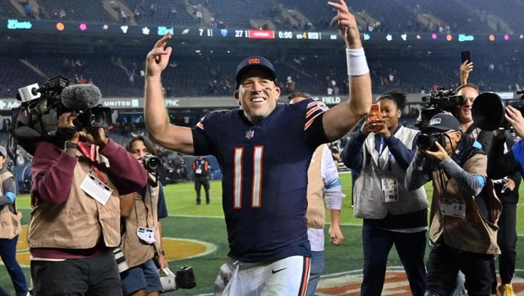 Nfl, all’improvviso Keenum: una notte da star con i Bears per mandare in tilt gli Eagles