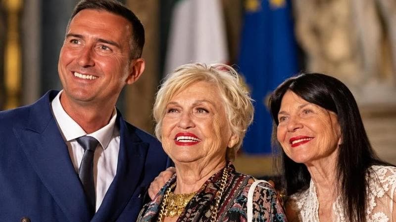 Wanna Marchi e Stefania Nobile con Alessandro Ferri