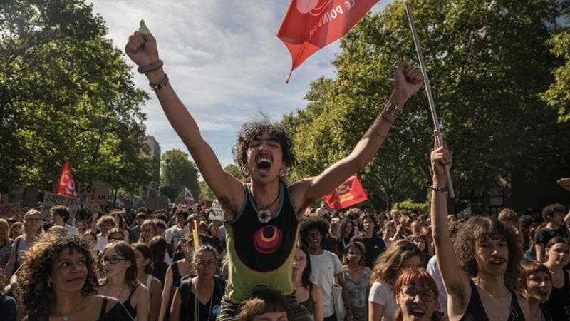 Anteprima: Francia, tensione alle proteste degli studenti: “Un preside cosparso di benzina a Marsigl…