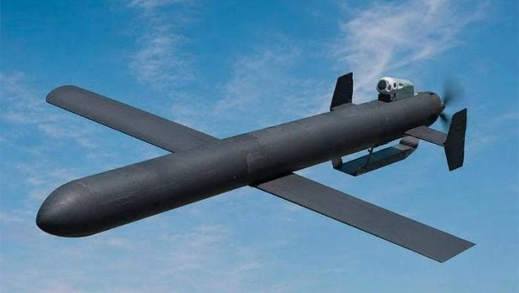 Un drone jet russo Geran 5