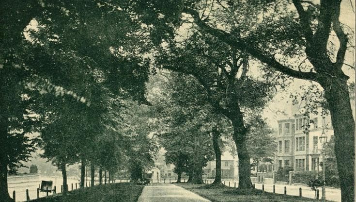 Un quartiere verde nella contea del Warwickshire, Inghilterra, 1895 @ George Morley, Fonte: https://www.flickr.com/photos/internetarchivebookimages/14776673621/