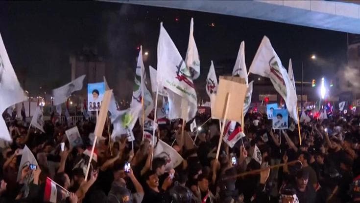 Baghdad, la grande festa per la partenza degli ultimi soldati americani dal Paese