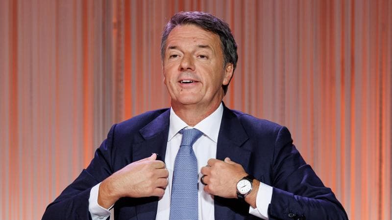 Roma, 30 settembre: il leader di Italia Viva Matteo Renzi