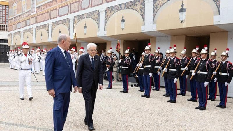 Mattarella a Montecarlo: “Tra l’Italia e il principato di Monaco esistono legami storici”