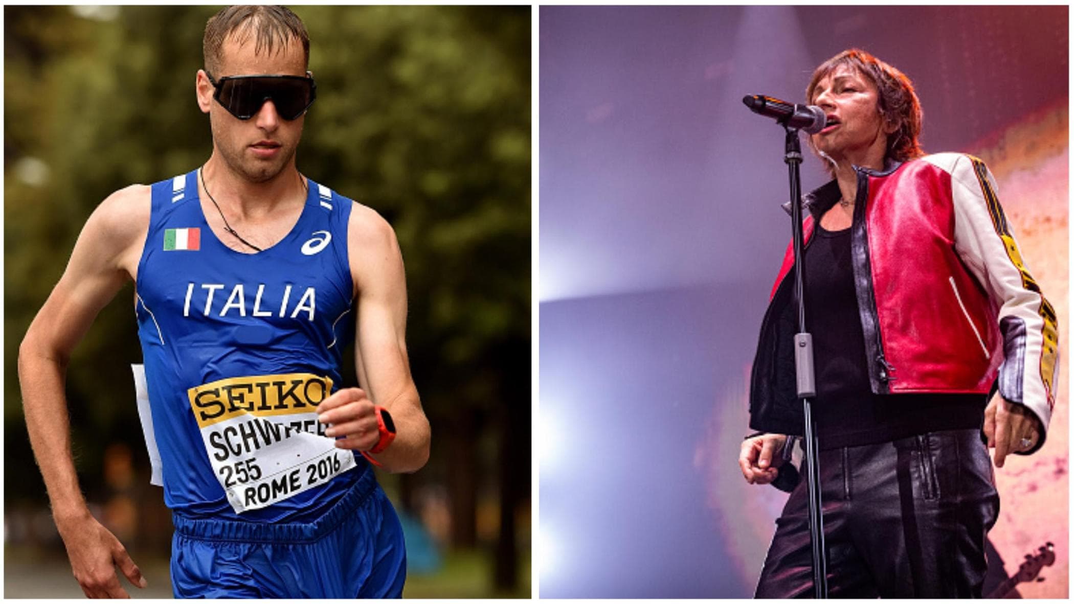 Photo: la Repubblica Alex Schwazer and Gianna Nannini at the Sports Festival: Triathlon Training and Doping Legal Battles