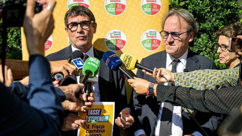 Nicola Fratoianni e&nbsp;Angelo Bonelli
