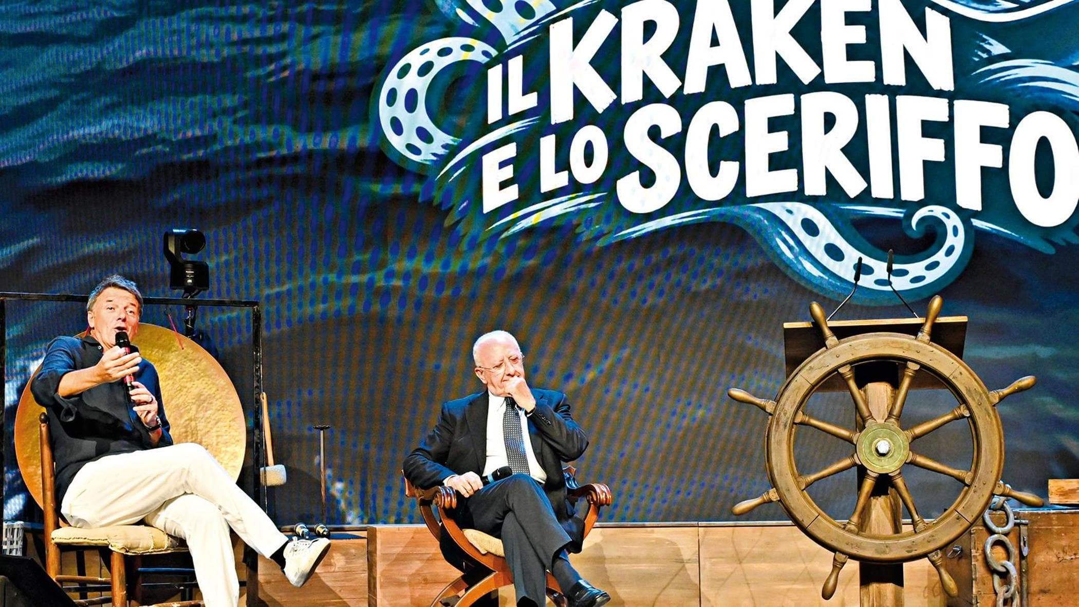 Il Kraken lancia lo sceriffo, De Luca star alla Leopolda di Renzi: “Sinistra parli di sicurezza”