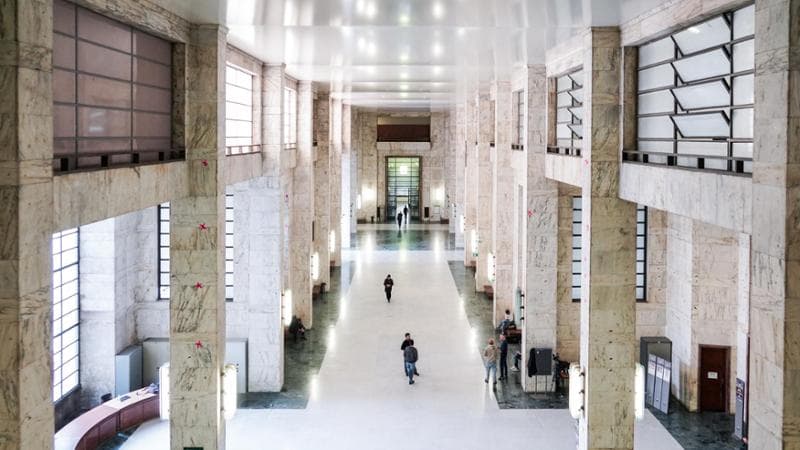 Interno del tribunale&nbsp;di Milano
