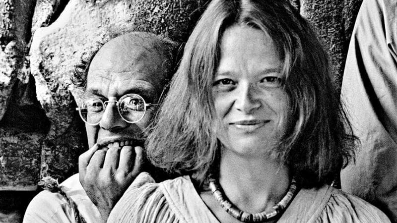Allen Ginsberg e&nbsp;Anne Waldman a Roma nel 1980

