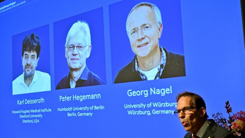 Karl Deisseroth, Peter Hegemann e Georg Nagel i vincitori del Nobel per la Medicina 2026
