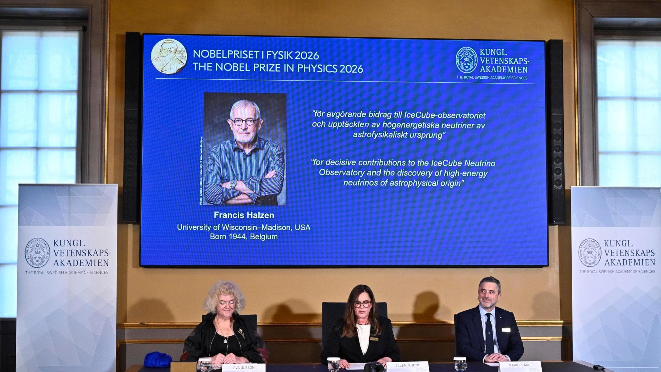 chi 232 francis halzen vincitore del nobel per la fisica 2026 da Repubblica.it chi 232 francis halzen vincitore del nobel per la fisica 2026