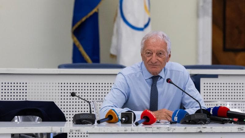 Il presidente del Coni Luciano Buonfiglio