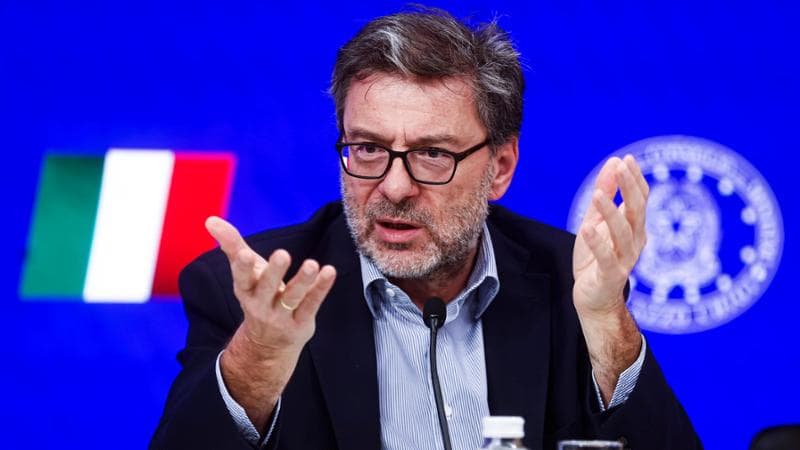 Il ministro dell'Economia, Giancarlo Giorgetti