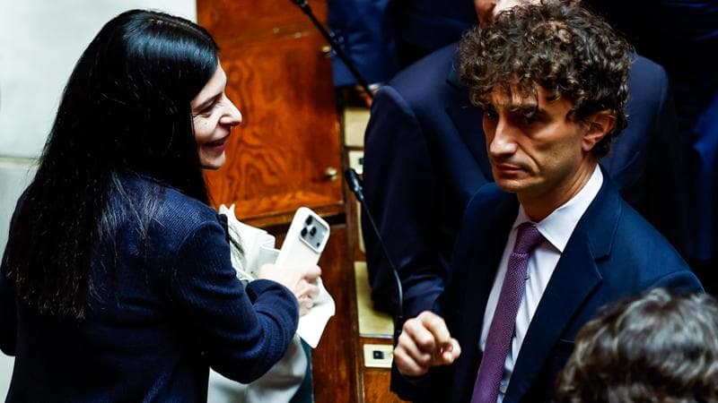 Chiara Colosimo con il deputato di Fratelli d'Italia (FdI) Galeazzo Bignami
