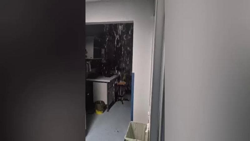Nubifragio su Brindisi, piove anche nell'ospedale Perrino: allagato il laboratorio d'analisi