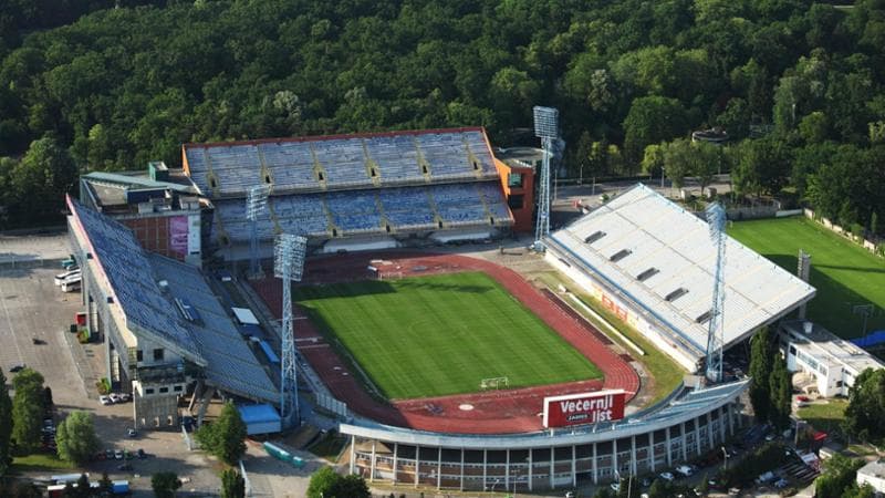 Lo stadio Maksimir di Zagabria