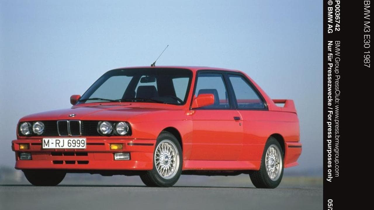 La Bmw M3 festeggia i suoi primi 40 anni: ecco le sei generazioni che hanno fatto la storia